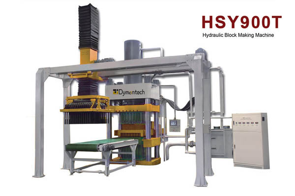 HYS900T hydraulic press brick machine